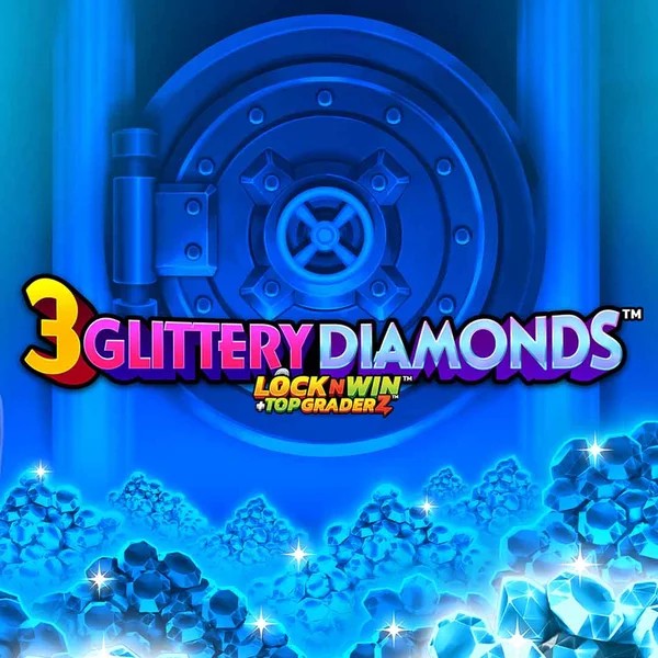 3 Glittery Diamonds slot icon by PearFiction Studios, available at Ny Spins Casino