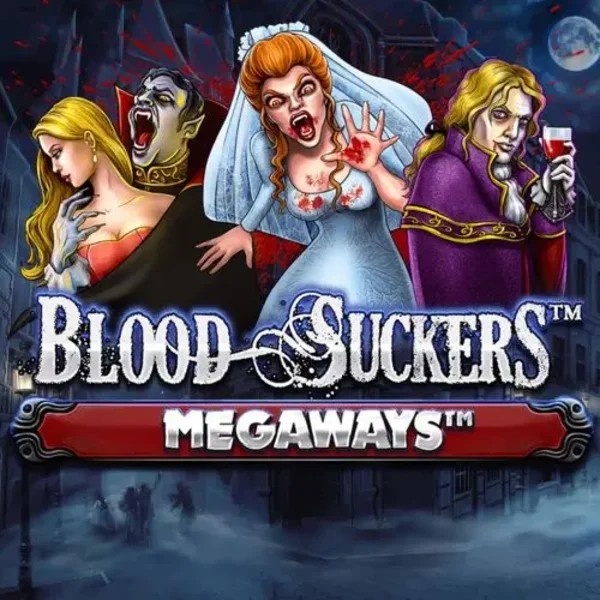 Slots logo of Blood Suckers Megaways from Red Tiger Gaming at Ny Spins Casino