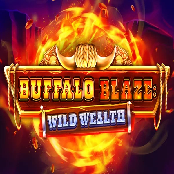 Buffalo Blaze Wild Wealth slot logo by OctoPlay at Ny Spins Casino