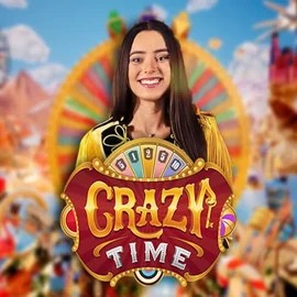 Crazy Time logo by Evolution at Ny Spins CasinoCrazy Time