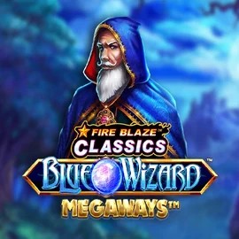 Play the Fire Blaze Blue Wizard Megaways slot by Rarestone Gaming on Ny Spins Casino