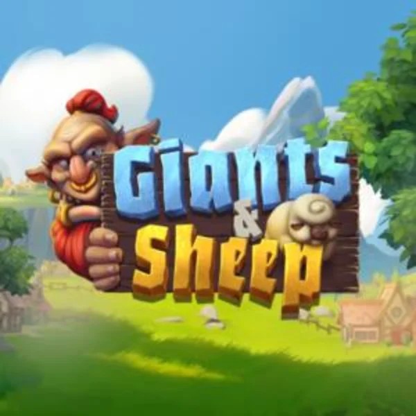 Official Slots logo: Giants and Sheep by Relax Gaming at Ny Spins Casino