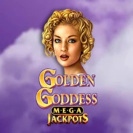 Golden Goddess Megajackpots slot logo by IGT at Ny Spins Casino