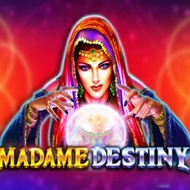 Madame Destiny slot logo by Pragmatic Play at Ny Spins Casino