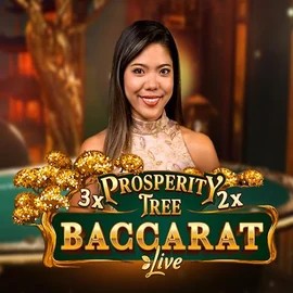 Prosperity Tree Baccarat logo by Evolution at Ny Spins Casino