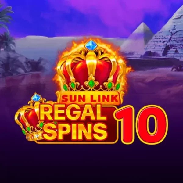 Regal Spins 10 logo by PatePlay at Ny Spins Casino