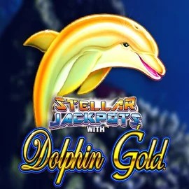 Dolphin Gold with Stellar Jackpots slot icon by Lightning Box Game, available at Ny Spins Casino