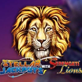 Stellar Jackpots with Serengeti Lions casino game by Lightning Box Game – featured logo at Ny Spins Casino