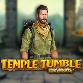 Temple Tumble Megaways online game logo by Relax Gaming on nyspins.cc