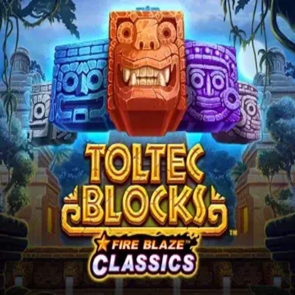 Fire Blaze: Toltec Blocks game by Rarestone Gaming – logo hosted on Ny Spins Casino
