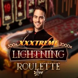 XXXtreme Lightning Roulette slot visual from Evolution available on nyspins.cc